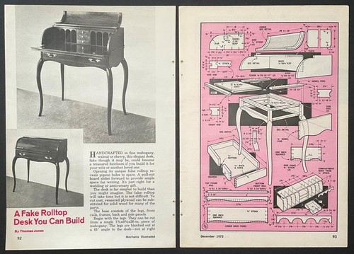 Scrivania rolltop fake 1972 - rolltop,