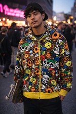 Felpa con cappuccio e zip