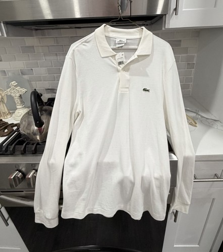 Polo bianca lacoste uomo - bianca, media