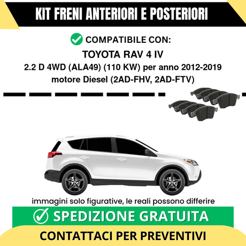 Pastiglie freno ant post - freno,