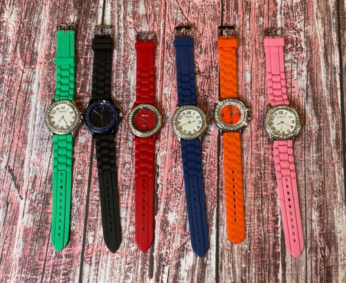 Sei orologi polso glitzy - orologi,