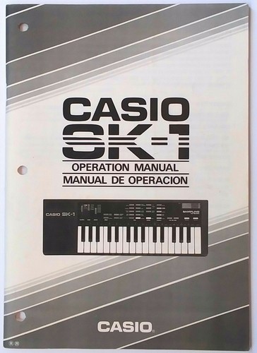 Casio sampler tastiera - sk-1,