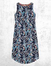 Abito donna bianco stoffa midi