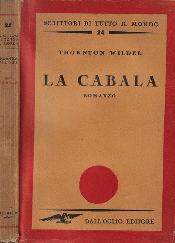 Cabala thornton wilder - thornton,