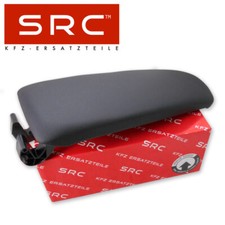 SRC SPORTELLO BRACCIOLO CENTRALE COPERCHIO PER AUDI A4 8E B6 B7 SEAT EXEO NERO PELLE