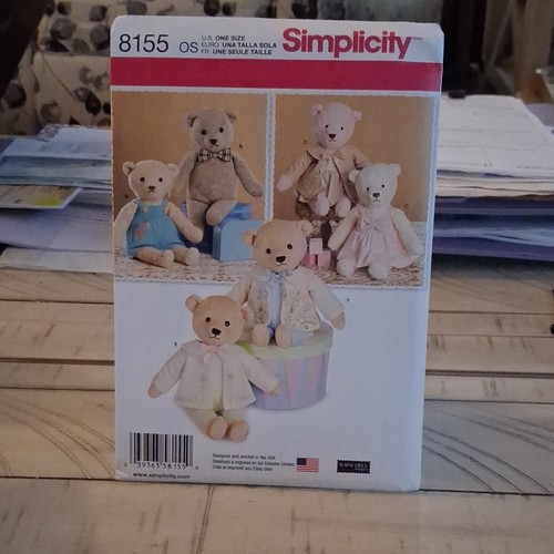 Simplicity 8155 orsacchiotto - orsacchiotto, e