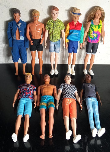 Lotto bambole ken mattel - lotto,