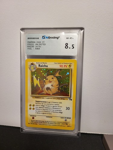 Pokemon raichu holo set fossil - holo,