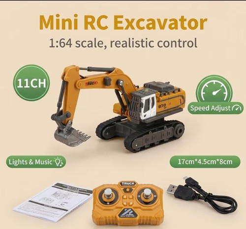 Escavatore radiocomandato 64 - radiocomandato, 1:64