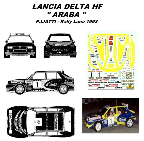 Decal lancia delta - decal,