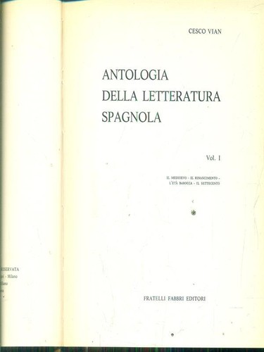Antologia della letteratura - della,