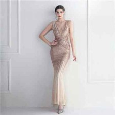 Vestito Abito Elegante Lungo