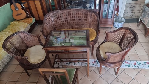 Salottino luigi xvi paglia - salottino,