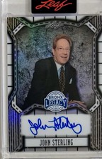 Autografo John Sterling 2025