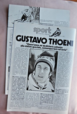 GUSTAVO THOENI, servizio da Il