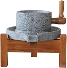 Mulino a Pietra Fatto a Mano/Macina (Medio), Mulino a Mano Fatto a Mano per Uso 