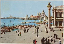 VENEZIA - LA CHIESA DELLA SALUTE DAL PALAZZO DEI DOGI 1956