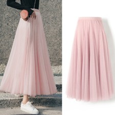 Gonna donna maglia swing lunga