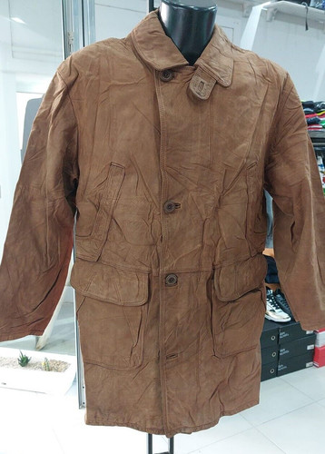 Leather jacket trussardi - leather, used