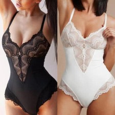 Body Modellante Sexy In Pizzo