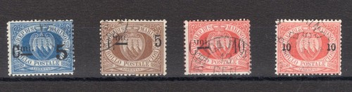 San marino 1892 stemma - san,