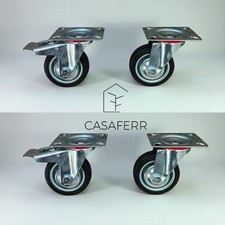 Ruote con Piastra in Metallo