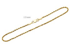 Collana catena corda - , oro