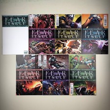 Fear Itself #1-7 (2011) 1° Cul Borson & Marcus Johnson, set completo full run