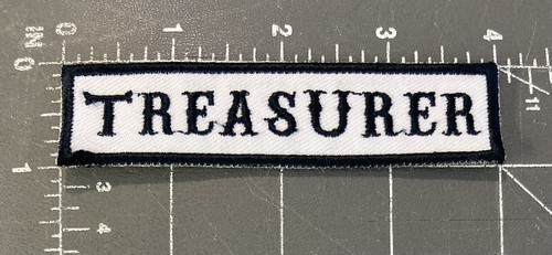Treasurer toppa distintivo - treasurer,