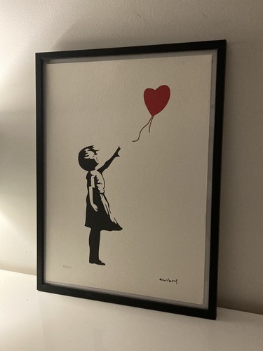 Lithographie banksy avec - lithographie,