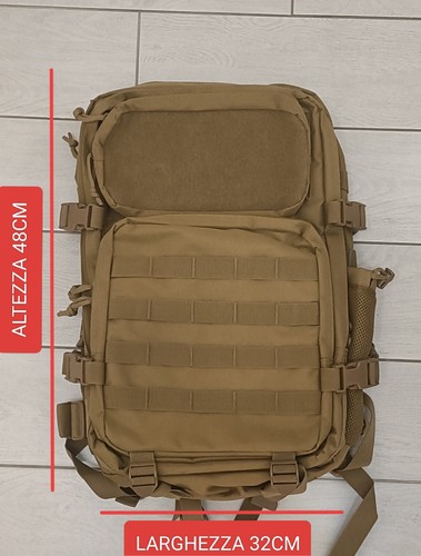 Zaino tattico molle 30l coyote - tattico,