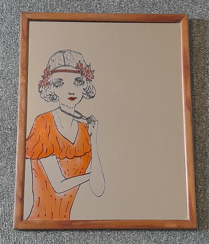 Specchio parete art deco - specchio,