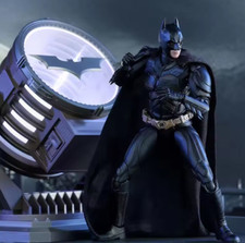 Action Figure Batman Bat‑Segnale Dark Night Bruce Wayne Trilogia Scala 1:12