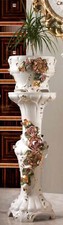 Capodimonte White Ceramic Vase