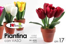 Pianta tulipani piantina finta - piantina,