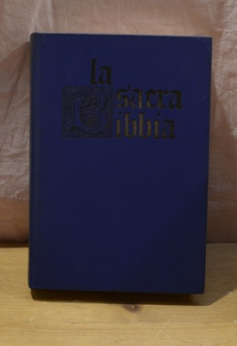 Sacra bibbia edizioni - la,