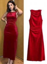 ZARA ABITO MIDI DONNA NUOVO