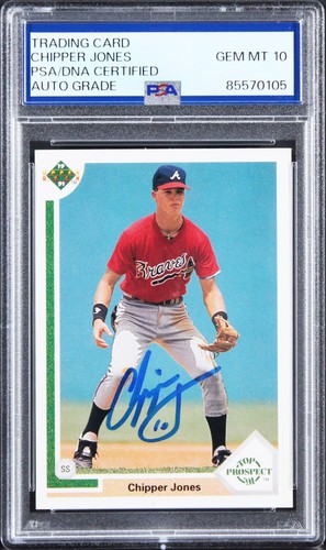 Braves chipper jones firmato - braves,