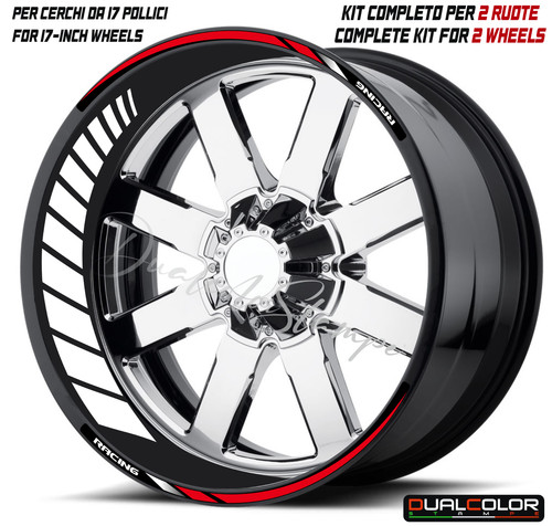 Adesivi moto strisce cerchi