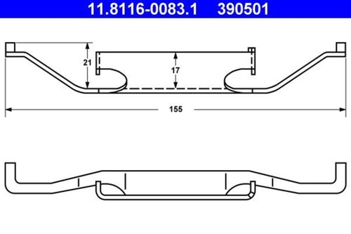 Molla pinza freno - per, bmw