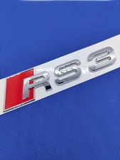 RS3 chrome badge emblème  Edition autocollant Hayon Arrière Logo