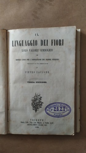Linguaggio dei fiori pietro - dei,