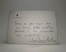 BIGLIETTO FERRARI INTESTATO