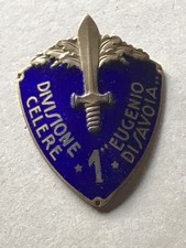 Scudetto Omerale Divisione Celere Eugenio Di Savoia Regio Esercito 