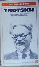 Livio maitan PER CONOSCERE TROTSKIJ Oscar Mondadori
