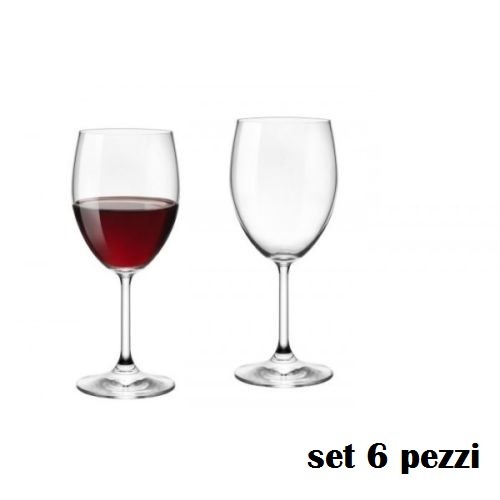 Set pezzi bicchieri - 6, calici