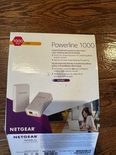 NETGEAR Powerline 1000 PL1000100PAS 1000 Mbps porta Gigabit nuovo scatola aperta