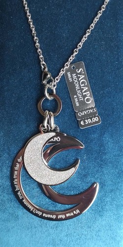 Sagapo collana lunga acciaio - collana,
