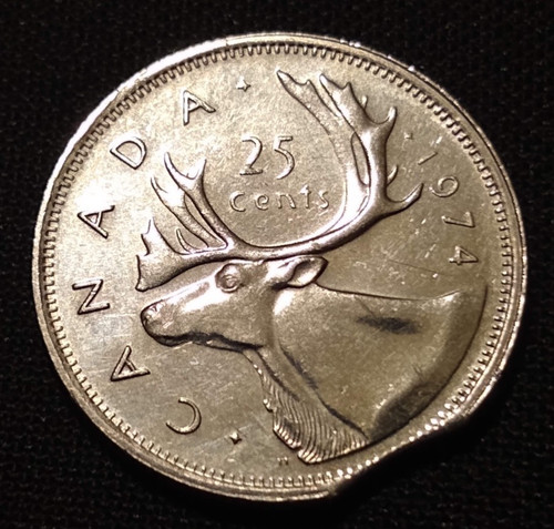 1974 canada quarto dollaro - canada, di