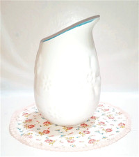 MULINO BIANCO 2010 barilla italy brocca ceramica bianca e azzurra lattiera fiori